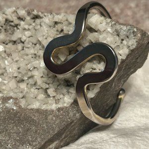 Silver Toned Cuff Bracelet Toned Cuff Bracelet